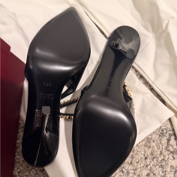 Gucci Black Slingback Heels - Picture 2 of 6
